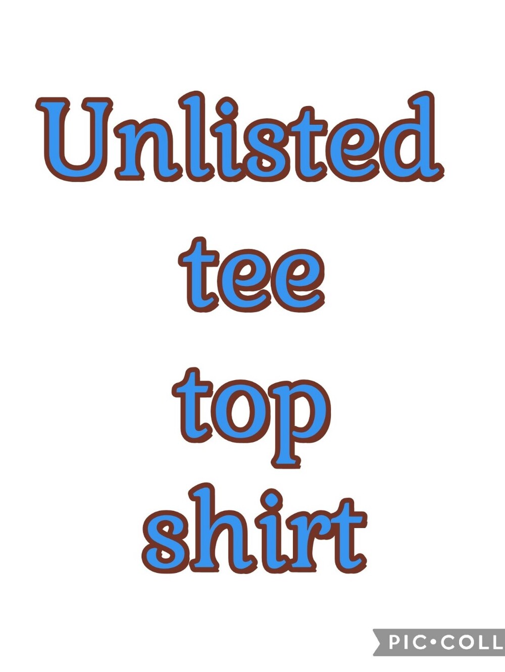 Unlisted Blue Tee Top Shirt